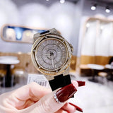  Shop Authentic Michael Kors Lennox Three Hand Crystals Silver Dial Black Silicone Strap Watch For Women - MK7247 - Luxxuri