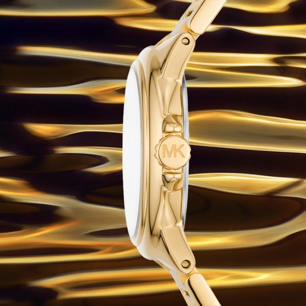  Shop Authentic Michael Kors Camille Quartz White Dial Gold Steel Strap Watch For Women - MK7255 - Luxxuri