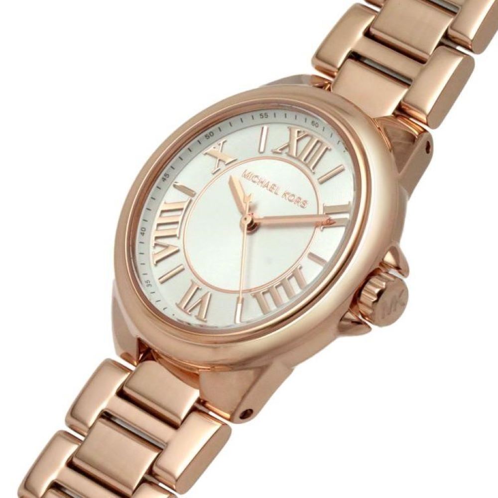  Shop Authentic Michael Kors Camille Quartz White Dial Rose Gold Steel Strap Watch For Women - MK7256 - Luxxuri