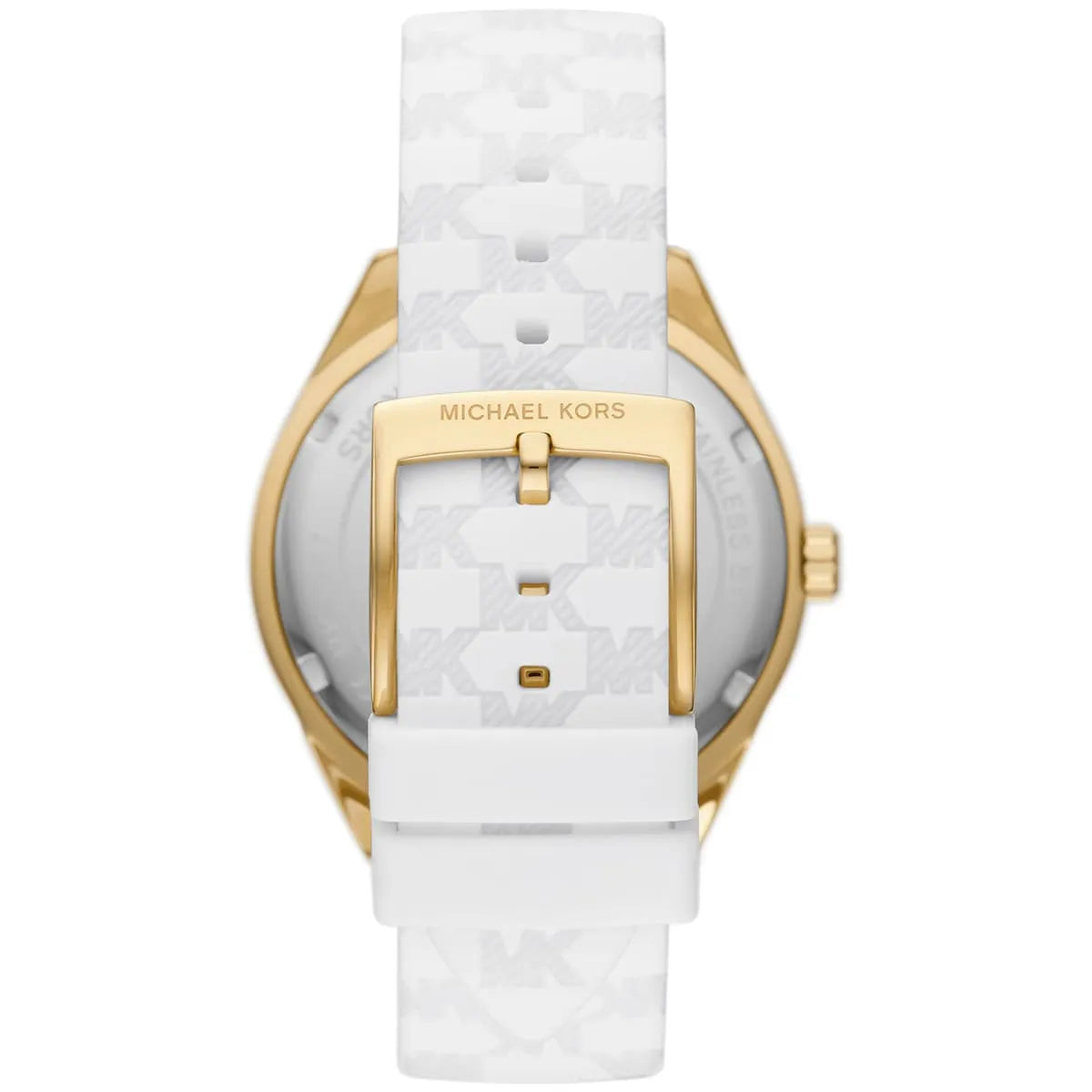  Shop Authentic Michael Kors Jessa Quartz Gold Dial White Silicone Strap Watch For Women - MK7267 - Luxxuri
