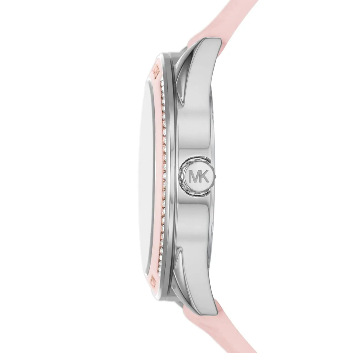  Shop Authentic Michael Kors Jessa Quartz Silver Dial Pink Silicone Strap Watch For Women - MK7268 - Luxxuri