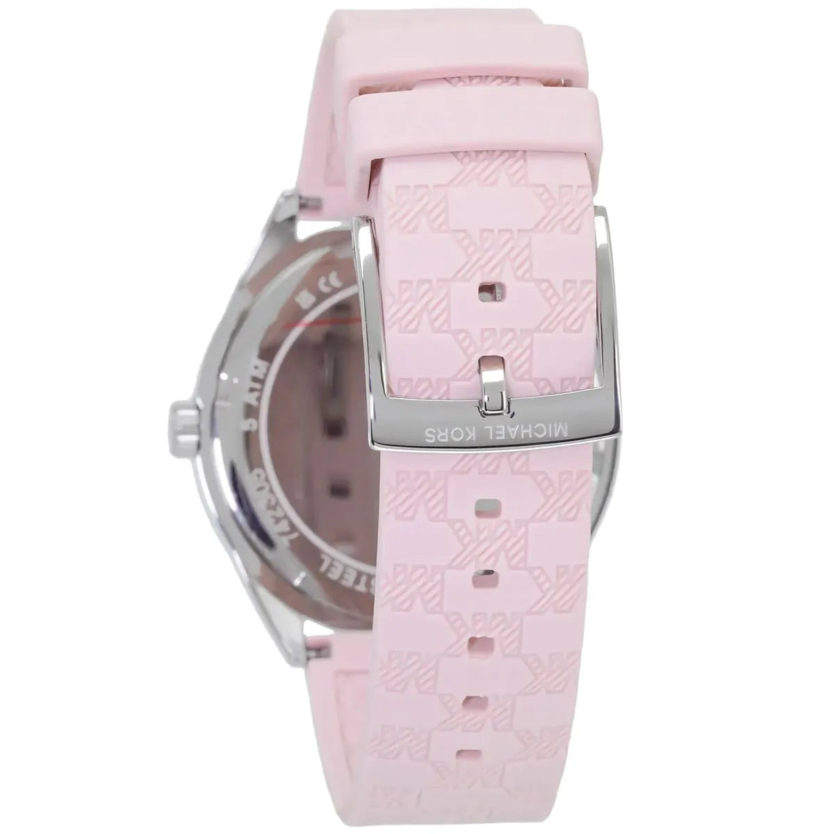  Shop Authentic Michael Kors Jessa Quartz Silver Dial Pink Silicone Strap Watch For Women - MK7268 - Luxxuri