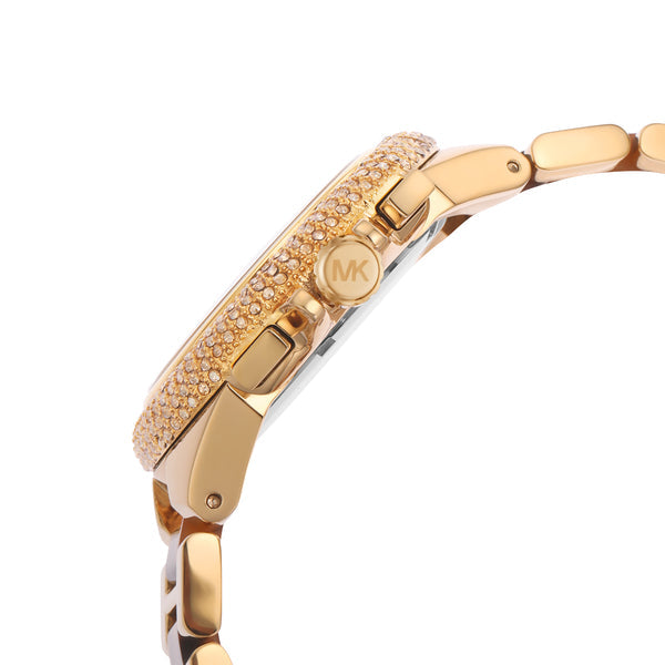  Shop Authentic Michael Kors Camille Chronograph Brown Dial Two Tone Steel Strap Watch For Women - MK7269 - Luxxuri