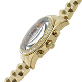  Shop Authentic Michael Kors Lexington Chronograph Brown Dial Gold Steel Strap Watch For Women - MK7276 - Luxxuri