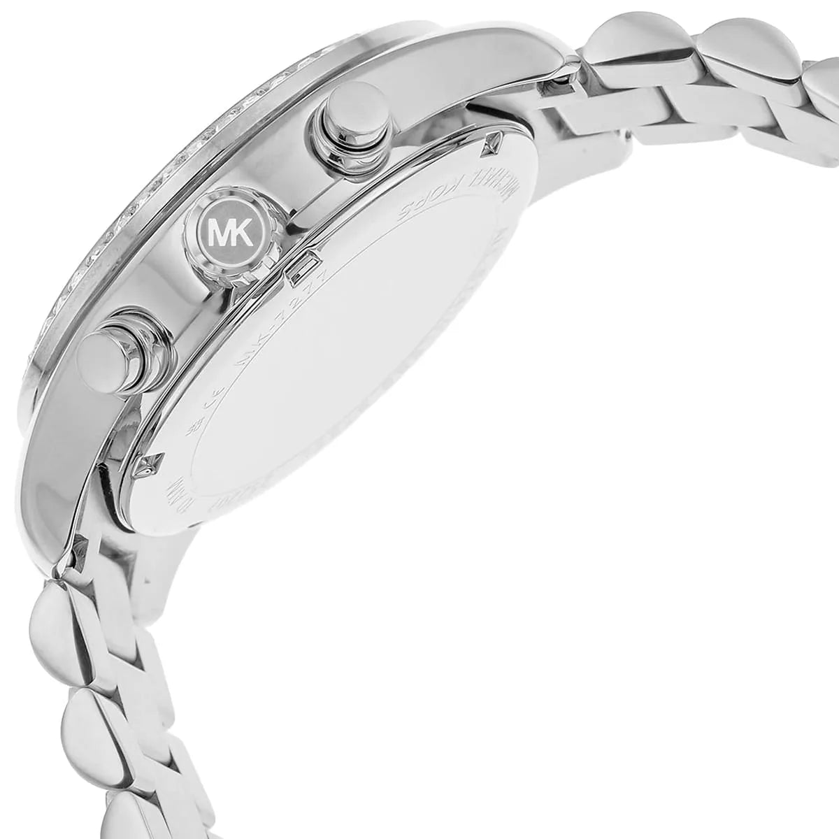  Shop Authentic Michael Kors Lexington Chronograph Black Dial Silver Steel Strap Watch For Women - MK7277 - Luxxuri