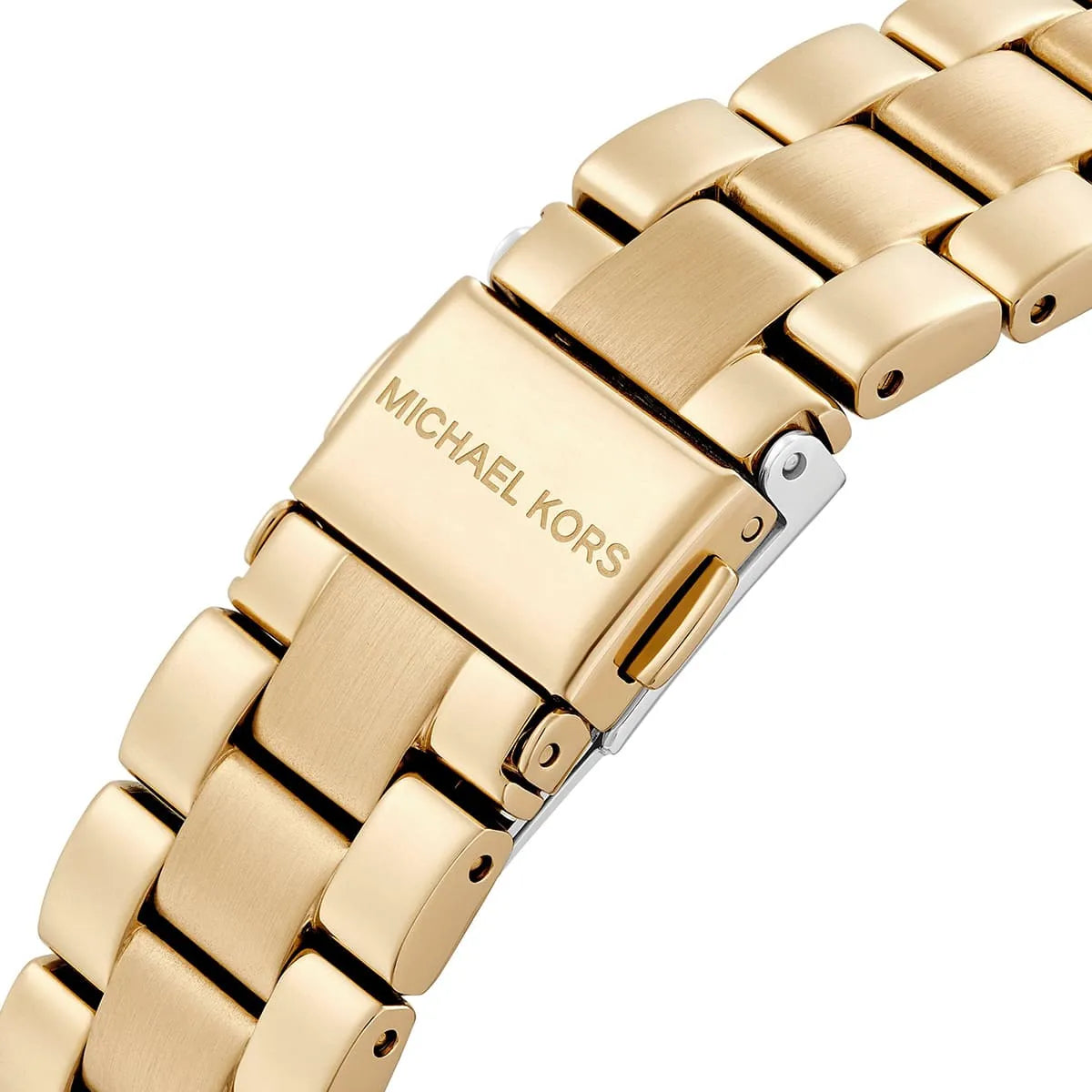  Shop Authentic Michael Kors Lennox Three-Hand Silver Dial Gold Steel Strap Watch For Women - MK7278 - Luxxuri