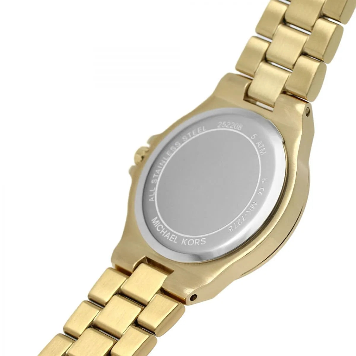  Shop Authentic Michael Kors Lennox Three-Hand Silver Dial Gold Steel Strap Watch For Women - MK7278 - Luxxuri