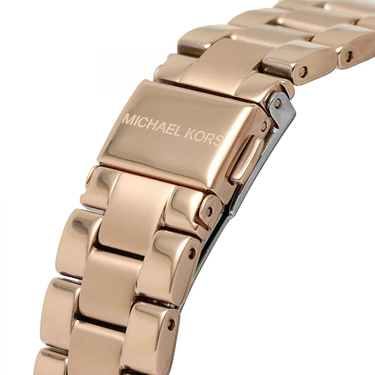  Shop Authentic Michael Kors Lennox Three Hand Silver Dial Rose Gold Steel Strap Watch For Women - MK7279 - Luxxuri