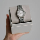  Shop Authentic Michael Kors Lennox Three Hand Silver Dial Silver Steel Strap Watch For Women - MK7280 - Luxxuri