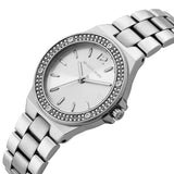  Shop Authentic Michael Kors Lennox Three Hand Silver Dial Silver Steel Strap Watch For Women - MK7280 - Luxxuri