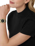  Shop Authentic Michael Kors Mini Lennox Quartz Black Dial Black Silicone Strap Watch For Women - MK7281 - Luxxuri