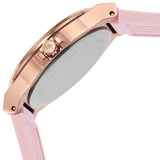  Shop Authentic Michael Kors Mini Lennox Three-Hand Rose Gold Dial Pink Silicone Strap Watch For Women - MK7282 - Luxxuri