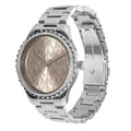  Shop Authentic Michael Kors Layton Three Hand Pink Dial Silver Steel Strap Watch For Women - MK7298 - Luxxuri