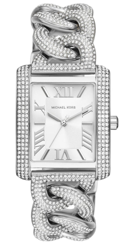  Shop Authentic Michael Kors Emery Three Hand Silver Dial Silver Steel Strap Watch For Women - MK7299 - Luxxuri