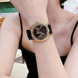  Shop Authentic Michael Kors Janelle Quartz Black Dial Black Rubber Strap Watch For Women - MK7313 - Luxxuri