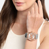  Shop Authentic Michael Kors Janelle Three Hand Grey Dial Grey Rubber Strap Watch For Women - MK7314 - Luxxuri