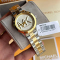  Shop Authentic Michael Kors Analog Silver Dial Two Tone Steel Strap Watch For Women - MK7319 - Luxxuri