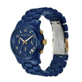  Shop Authentic Michael Kors Runway Analog Blue Dial Blue Steel Strap Watch for Women - MK7332 - Luxxuri