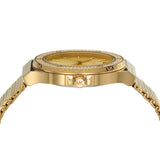  Shop Authentic Michael Kors Lennox Three-Hand Gold Dial Gold Mesh Bracelet Watch For Women - MK7335 - Luxxuri
