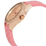 Shop Authentic Michael Kors Mini Pilot Quartz Rose Gold Dial Pink Silicone Strap Watch For Women - MK7375 - Luxxuri