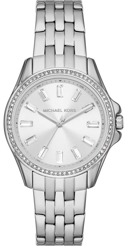  Shop Authentic Michael Kors Pilot Quartz Silver Dial Silver Steel Strap Watch For Women - MK7379 - Luxxuri