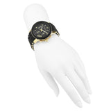  Shop Authentic Michael Kors Runway Chronograph Black Dial Black Silicone Strap Watch For Women - MK7385 - Luxxuri