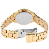  Shop Authentic Michael Kors Lennox Three Hand Black Dial Gold Steel Strap Watch For Women - MK7394 - Luxxuri