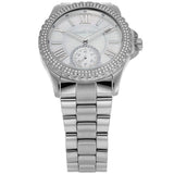  Shop Authentic Michael Kors Everest Three hand Silver Dial Silver Steel Strap Watch For Women - MK7403 - Luxxuri