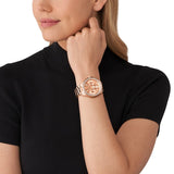  Shop Authentic Michael Kors Wren Chronograph Rose Gold Dial Rose Gold Steel Strap Watch for Women - MK7430 - Luxxuri