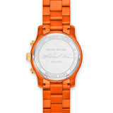  Shop Authentic Michael Kors Runway Chronograph Limited Edition Orange Dial Orange Steel Strap Watch for - MK7477LE - Luxxuri