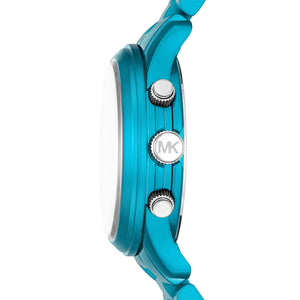  Shop Authentic Michael Kors Runway Limited Edition Blue Dial Blue Steel Strap Watch for Women - MK7479LE - Luxxuri