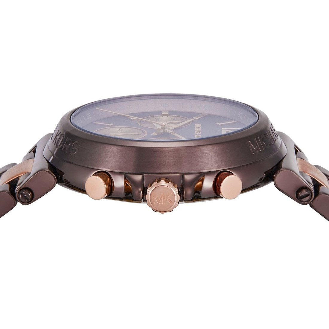  Shop Authentic Michael Kors Maren Chronograph Brown Dial Two Tone Steel Strap Watch for Women - MK7496 - Luxxuri