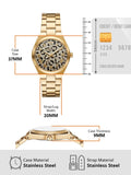  Shop Authentic Michael Kors Lennox Three-Hand Gold Dial Gold Steel Strap Watch for Women - MK7500 - Luxxuri
