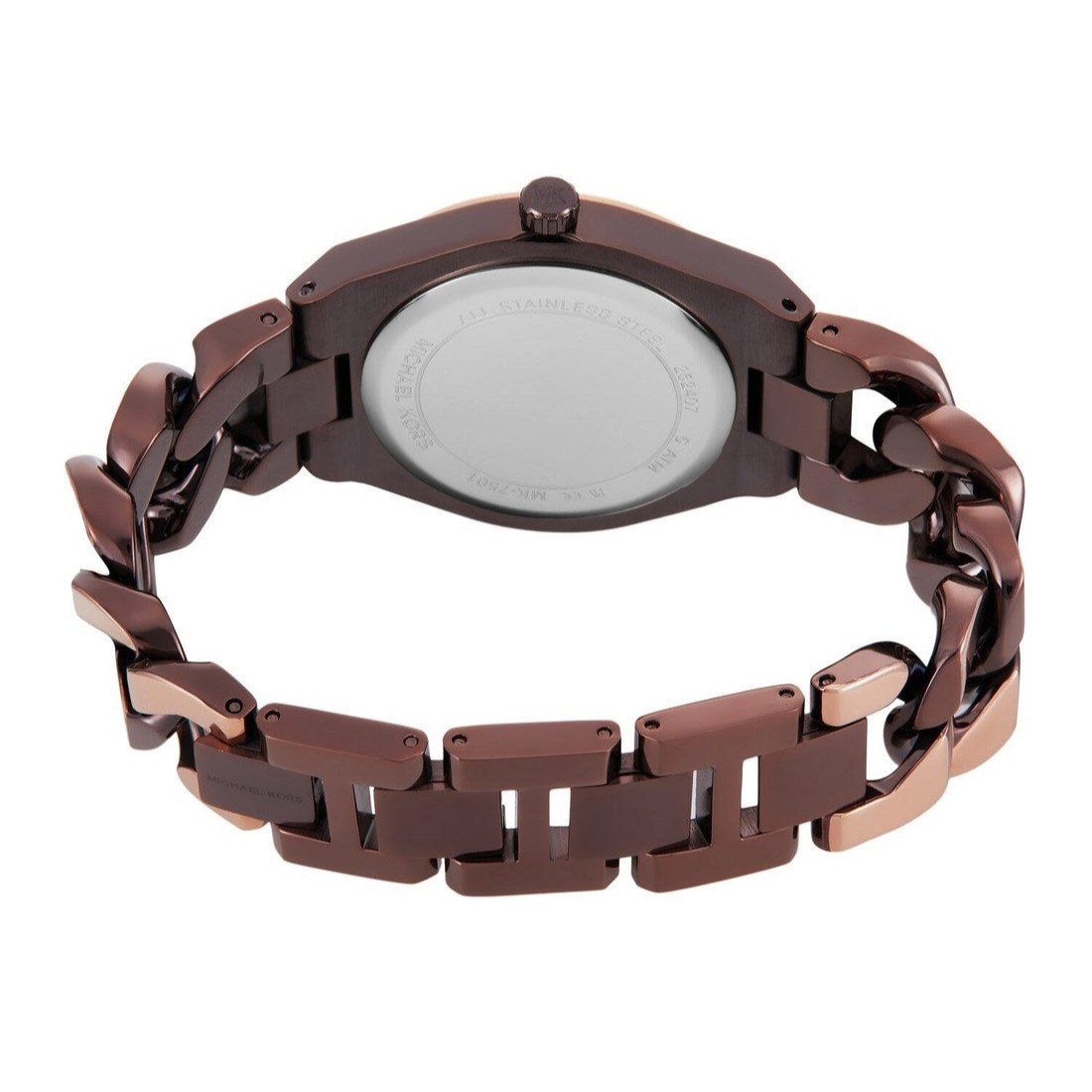  Shop Authentic Michael Kors Lennox Analog Brown Dial Two Tone Steel Strap Watch for Women - MK7501 - Luxxuri