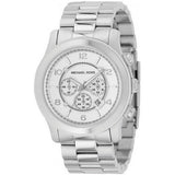  Shop Authentic Michael Kors Runway Chronograph Silver Dial Silver Steel Strap Watch for Men - MK8060 - Luxxuri