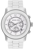 Shop Authentic Michael Kors Oversize White Dial White Steel Strap Watch for Men - MK8108 - Luxxuri