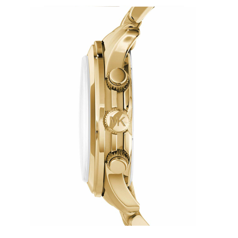  Shop Authentic Michael Kors Runway Stop Hunger Blue Dial Gold Steel Strap Watch for Men - MK8315 - Luxxuri