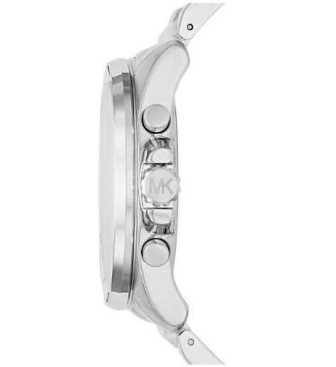  Shop Authentic Michael Kors Brecken Chronograph Blue Dial Two Tone Steel Strap Watch For Men - MK8437 - Luxxuri