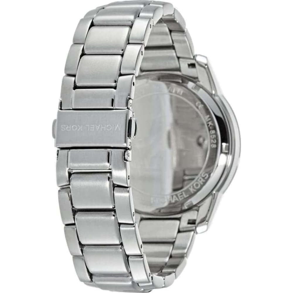  Shop Authentic Michael Kors Ryker Chronograph Black Dial Silver Steel Strap Watch For Men - MK8528 - Luxxuri