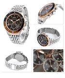  Shop Authentic Michael Kors Bayville Chronograph Black Dial Silver Steel Strap Watch For Men - MK8725 - Luxxuri
