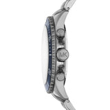  Shop Authentic Michael Kors Bayville Chronograph Blue Dial Grey Steel Strap Watch For Men - MK8727 - Luxxuri