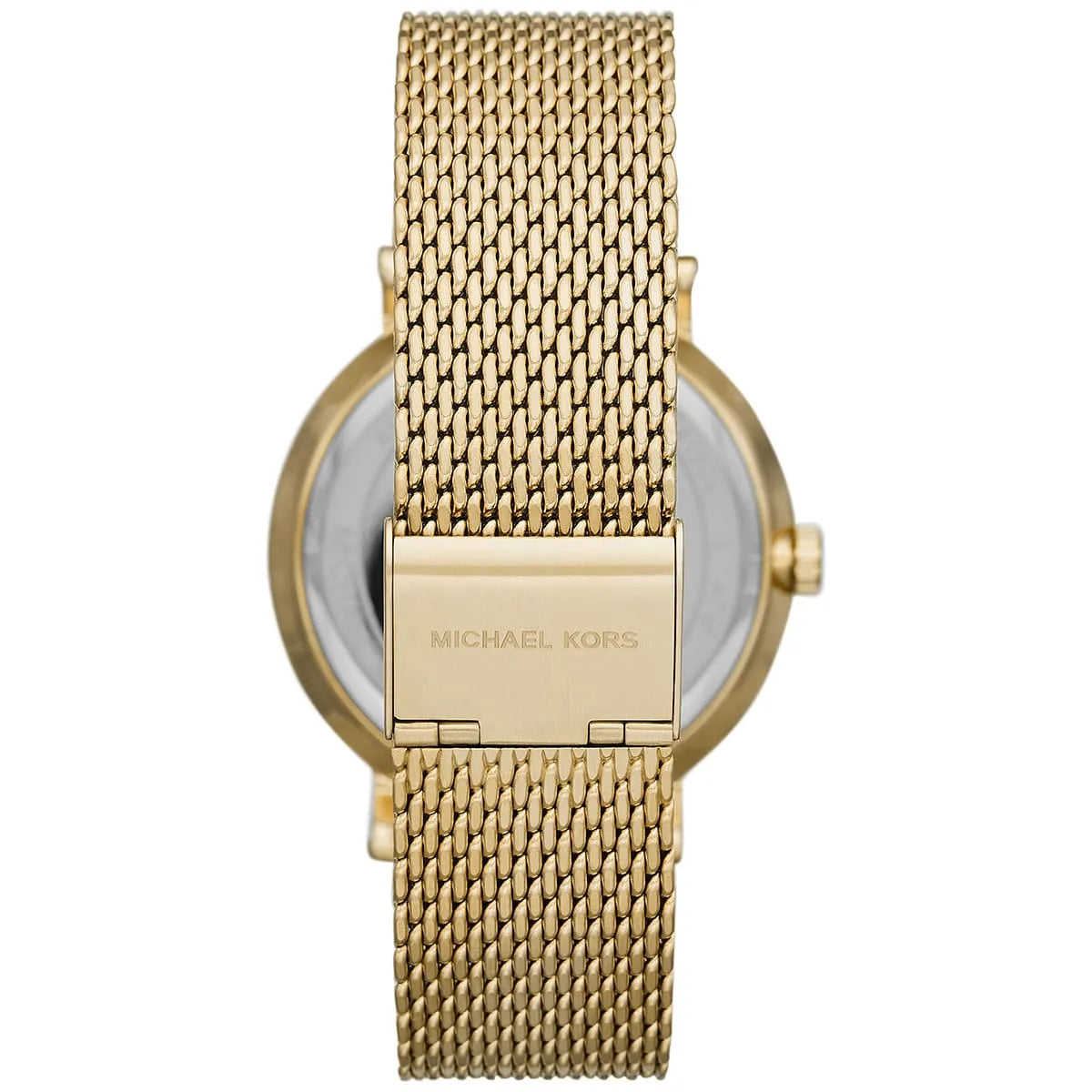 Michael Kors Irving Quartz Gold Dial Gold Mesh Strap Watch For Men - MK8741
