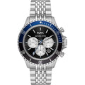  Shop Authentic Michael Kors Bayville Chronograph Black Dial Silver Steel Strap Watch For Men - MK8749 - Luxxuri
