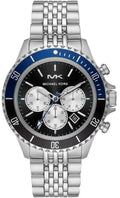  Shop Authentic Michael Kors Bayville Chronograph Black Dial Silver Steel Strap Watch For Men - MK8749 - Luxxuri