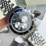  Shop Authentic Michael Kors Bayville Chronograph Black Dial Silver Steel Strap Watch For Men - MK8749 - Luxxuri