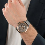  Shop Authentic Michael Kors Brecken Chronograph Grey Dial Silver Mesh Strap Watch For Men - MK8868 - Luxxuri