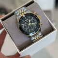  Shop Authentic Michael Kors Bayville Chronograph Black Dial Two Tone Steel Strap Watch For Women - MK8872 - Luxxuri