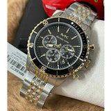  Shop Authentic Michael Kors Bayville Chronograph Black Dial Two Tone Steel Strap Watch For Women - MK8872 - Luxxuri