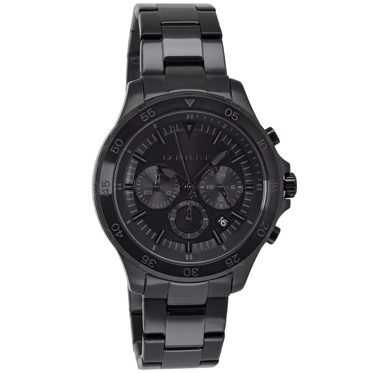  Shop Authentic Michael Kors Alek Oversized Black Dial Black Steel Strap Watch For Men - MK8900 - Luxxuri