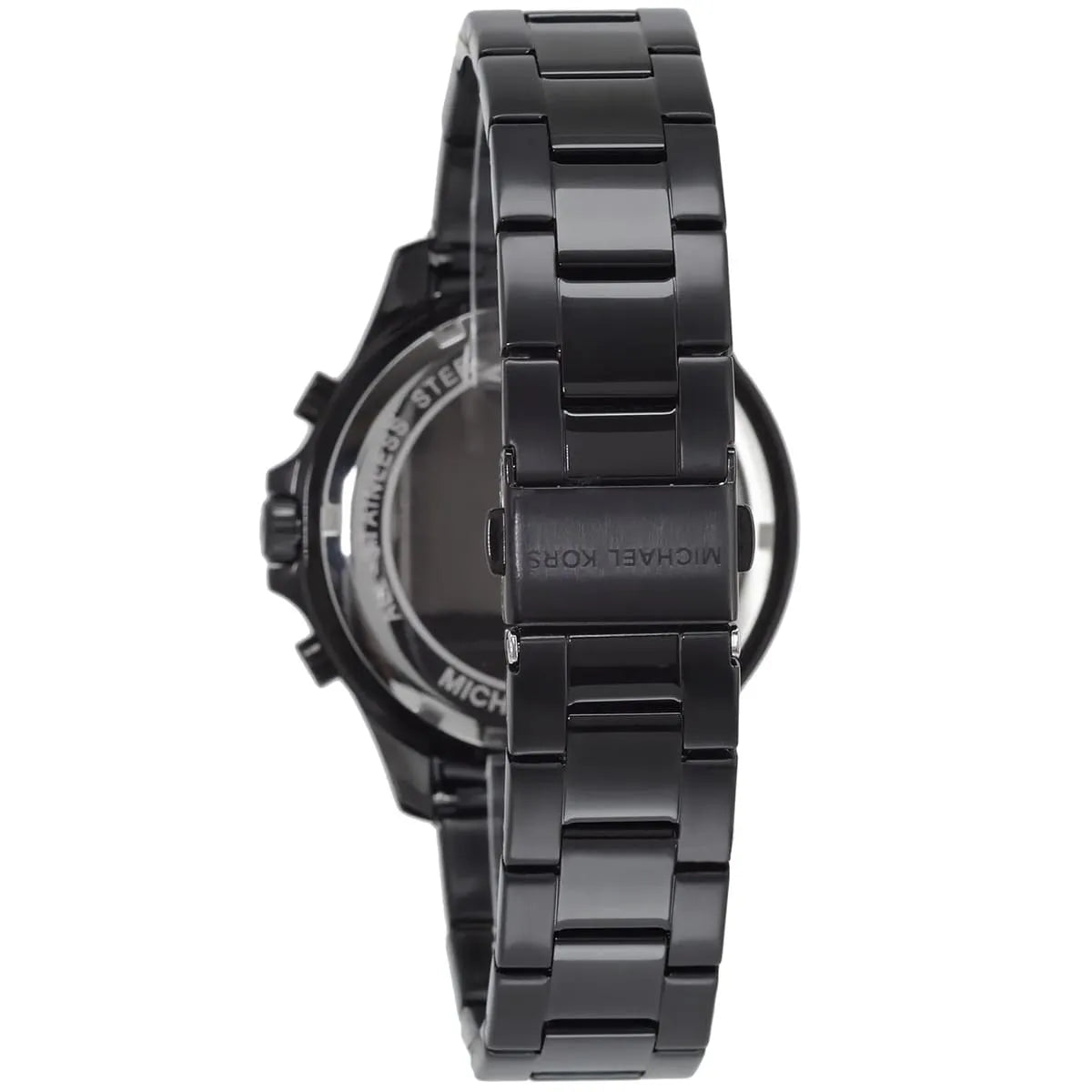  Shop Authentic Michael Kors Alek Oversized Black Dial Black Steel Strap Watch For Men - MK8900 - Luxxuri